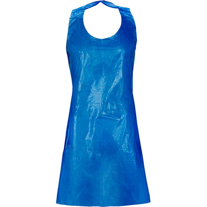 ProGARM Blue 25-Micron Long LDPE Disposable Apron (Case of 500 ...