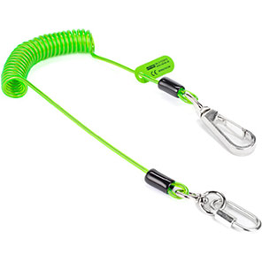 Never Let Go Lightweight Coil Tool Lanyard