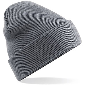 BC045 Beechfield Grey Beanie Hat