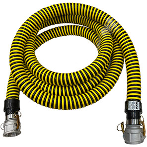 Sanitation Suction Hose Assembly 2in x 15m with Female Camlock Fittings