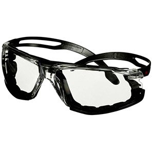 3M SecureFit 500 Scotchgard Clear-Lens Safety Glasses