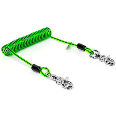 Never Let Go Extended Coil Tool Lanyard