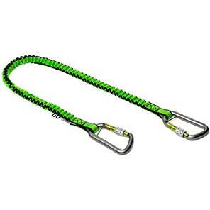 NLG GO Twin Carabiner Bungee Tool Lanyard