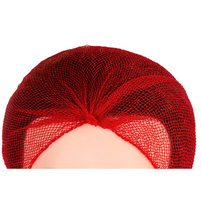Lion Red Extra-Close Mesh Balled Hairnets (Pack of 100)