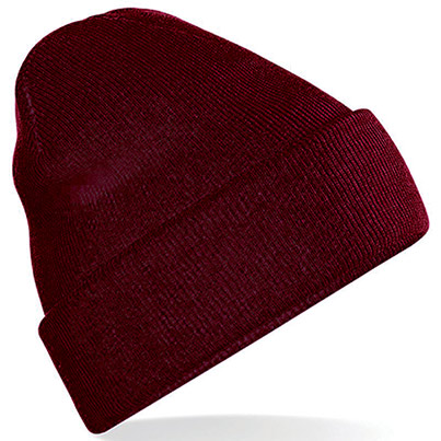 BC045 Original Cuffed Beanie Burgundy