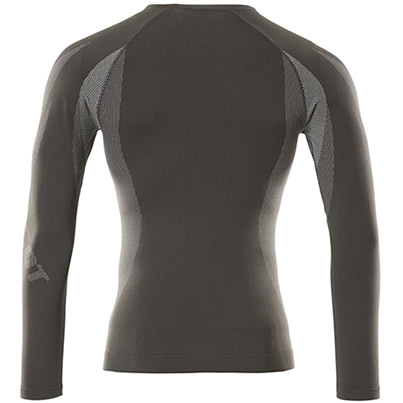 MASCOT CROSSOVER Parada Black Long-Sleeve Wicking Base-Layer Vest