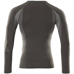 MASCOT CROSSOVER Parada Black Long-Sleeve Wicking Base-Layer Vest