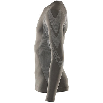 MASCOT CROSSOVER Parada Black Long-Sleeve Wicking Base-Layer Vest