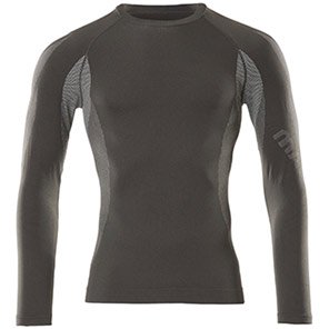 MASCOT CROSSOVER Parada Black Long-Sleeve Wicking Base-Layer Vest L/XL