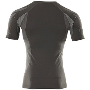 MASCOT CROSSOVER Pavia Black Short-Sleeve Wicking Base-Layer Vest