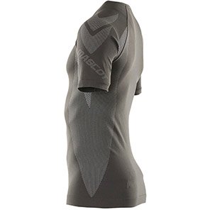 MASCOT CROSSOVER Pavia Black Short-Sleeve Wicking Base-Layer Vest