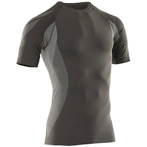 MASCOT CROSSOVER Pavia Black Short-Sleeve Wicking Base-Layer Vest