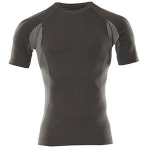 MASCOT CROSSOVER Pavia Black Short-Sleeve Wicking Base-Layer Vest 4XL/5XL