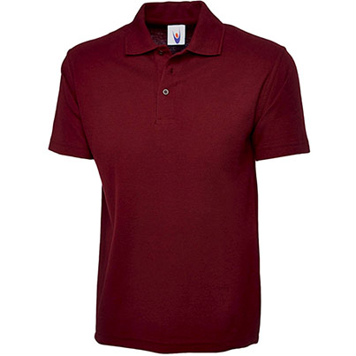 Uneek UC101 Classic Polo Shirt Maroon Large