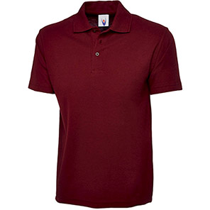 Uneek UC101 Classic Polo Shirt Maroon Large