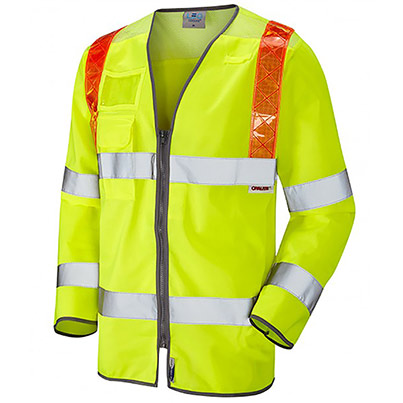 Leo EcoViz Barbrook Men’s Yellow Hi-Vis Vest