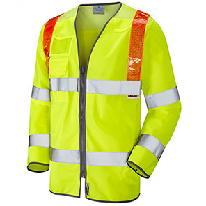 Leo EcoViz Barbrook Men’s Yellow Hi-Vis Vest