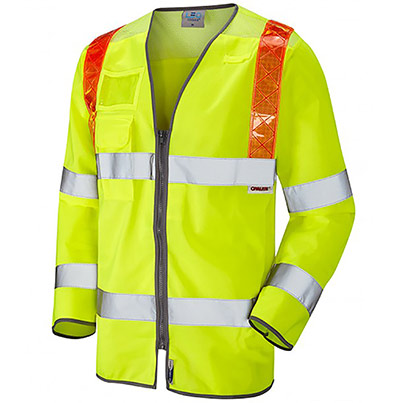 S13-Y OrgBrace L/Slv HV W/Ct Yel 6XL