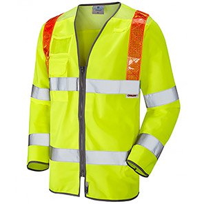 S13-Y OrgBrace L/Slv HV W/Ct Yel 6XL