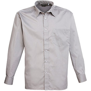 Premier PR200 Silver Poplin Shirt 23in