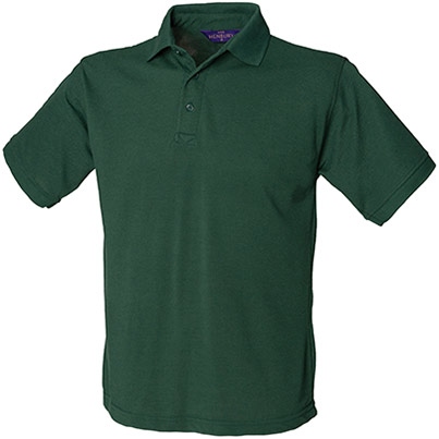 Henbury HB400 Men’s Bottle Green Polo Shirt
