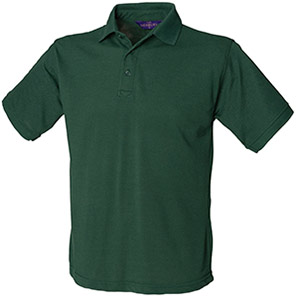 Henbury HB400 Men’s Bottle Green Polo Shirt 5XL