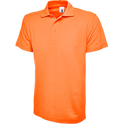 Uneek UC101 Classic Polo Shirt Orange Large