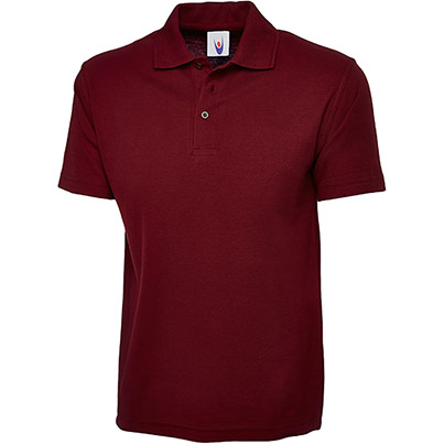 Uneek UC105 Active Polo Shirt Maroon