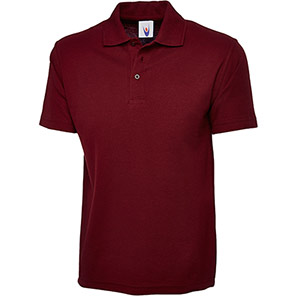 Uneek Active UC105 Maroon Polo Shirt XS