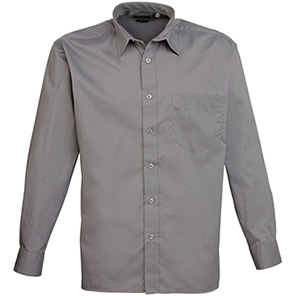 Premier PR200 Dark Grey Poplin Shirt 23in