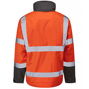 J02-O Hi Vis Super Bomber Jacket Orange