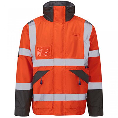 J02-O Hi Vis Super Bomber Jacket Orange