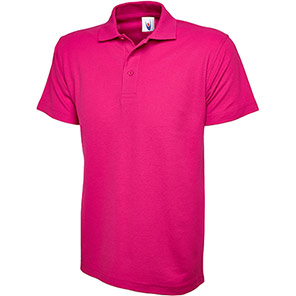 UC101 Classic Polo Hot Pink Lge