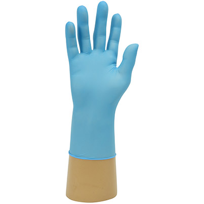 Polyco Finite PF Blue Powder-Free Nitrile Disposable Gloves (Pack of 100)