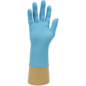 Polyco Finite PF Blue Powder-Free Nitrile Disposable Gloves (Pack of 100)