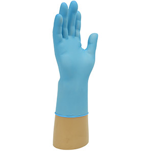 Polyco Finite PF Blue Powder-Free Nitrile Disposable Gloves (Pack of 100)