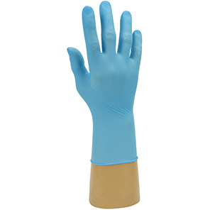 Polyco Finite PF Blue Powder-Free Nitrile Disposable Gloves (Pack of 100) 10