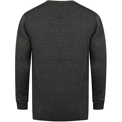 Henbury HB720 Grey V-Neck Jumper