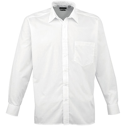 Premier Workwear Poplin White Shirt