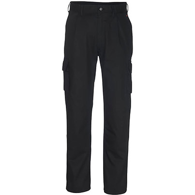 MASCOT ORIGINALS Pasadena Black Trousers with Kneepad Pockets