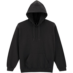 Gildan GD057 Heavy Blend Men’s Black Sweatshirt 2XL