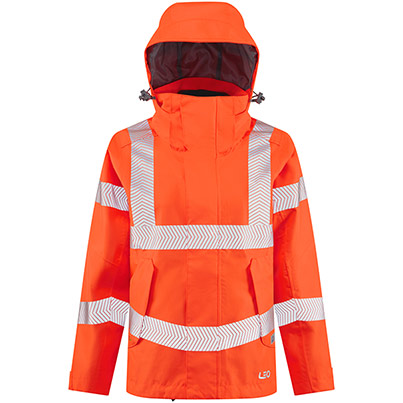 Leo Rosemoor Women’s Orange Waterproof Hi-Vis Coat