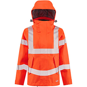 Leo Rosemoor Women’s Orange Waterproof Hi-Vis Coat