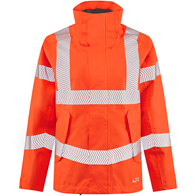 Leo Rosemoor Women’s Orange Waterproof Hi-Vis Coat