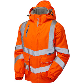 PULSAR PR496 Men’s Orange Waterproof Bomber Jacket