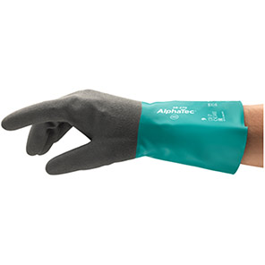 Ansell AlphaTec 58-270 Nitrile Chemical-Resistant Gloves