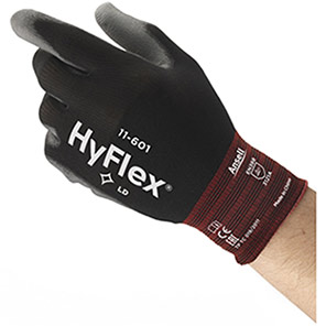 Ansell HyFlex 11-601 PU-Coated Work Gloves