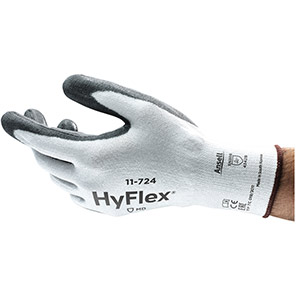 Ansell HyFlex 11-724 PU-Coated Work Gloves