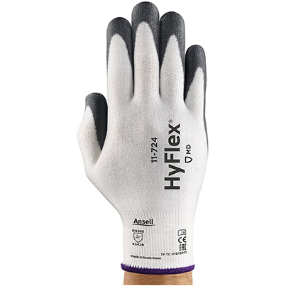 Ansell HyFlex 11-724 PU-Coated Work Gloves