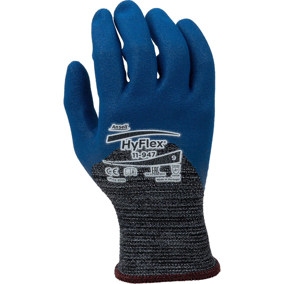 Ansell HyFlex 11947 NitrileCoated Work Gloves Ansell Gloves Arco